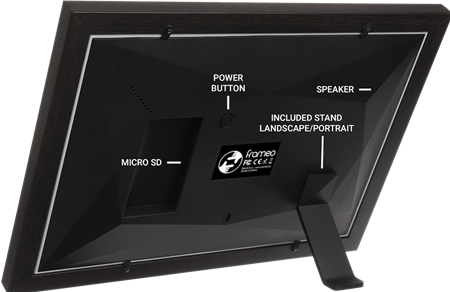 Productafbeelding Benel Frameo Digitale Fotolijst HF-101WB Bruin 10,1 Inch (10.10", 1280 x 800 pixels)