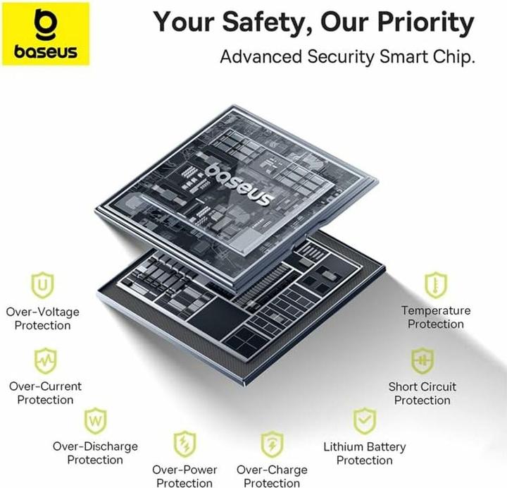 Produktbild Baseus Powerbank QPow 2 10000mAh 30W 2xUSB-C (black) (10000 mAh, 30 W, 37 Wh)