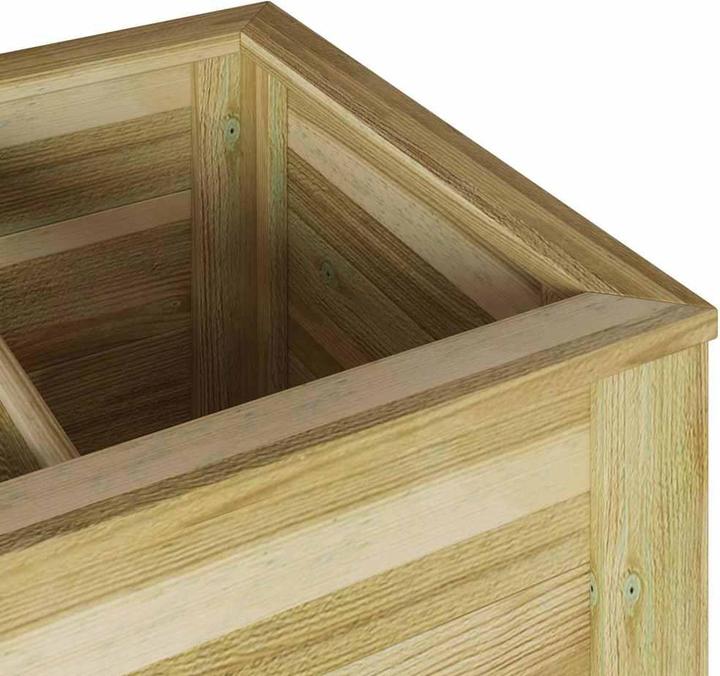 Actual product image vidaXL Holz Pflanzgefäss