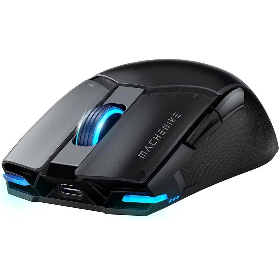 Machenike M7 Pro Kabellose Gaming-Maus - Schwarz (Senza fili), Mouse, Nero