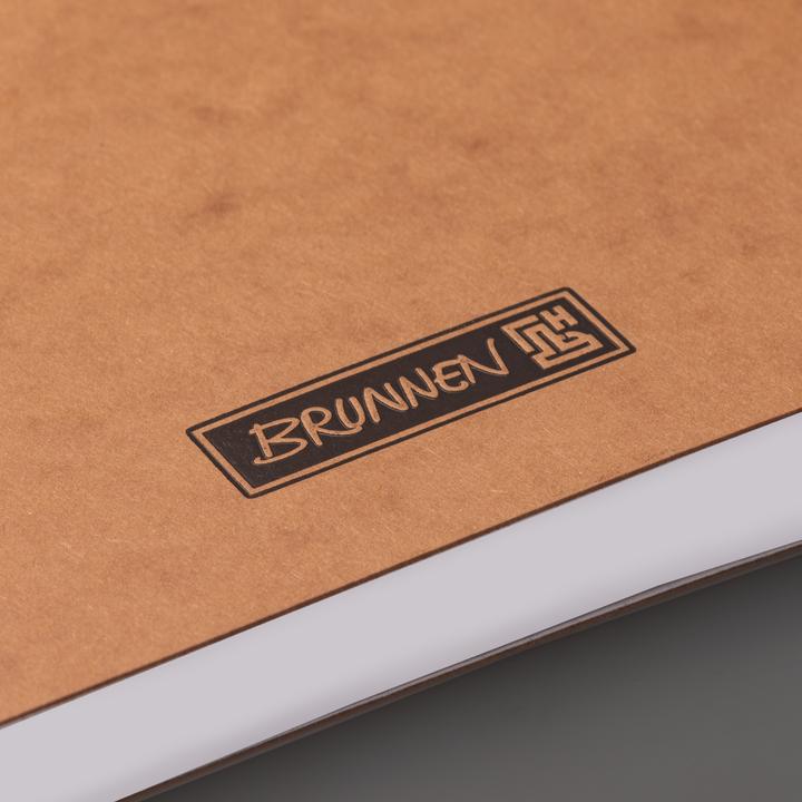 Actual product image Brunnen Notebook FACT!plus DIN A4 dot grid, light brown soft cover 192 pages (A4, Dotted, Hardcover)