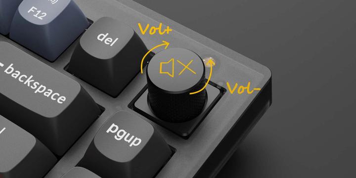 Produktbild Keychron V1 Barebone Knob Version (Barebone, Kabelgebunden)