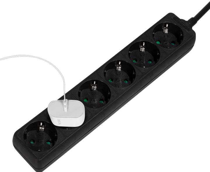 Actual product image LogiLink Socket strip (6 x, CEE 7/3, 1.50 m)