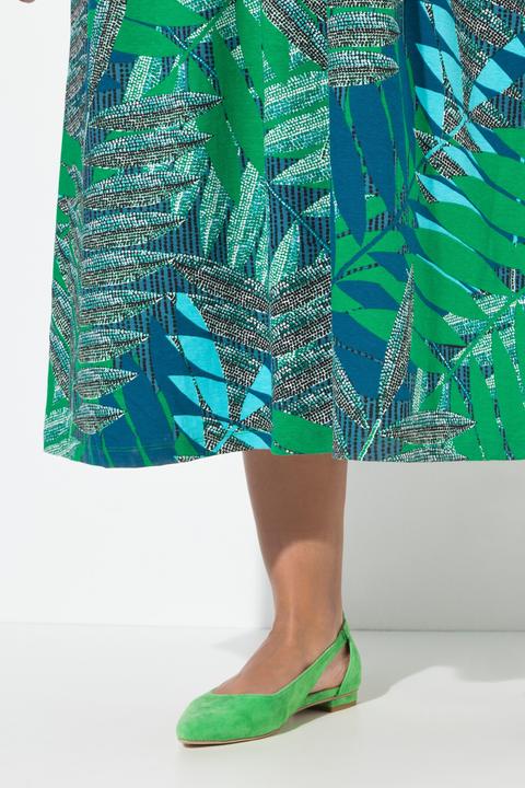 Produktbild Ulla Popken Maxikleid, A-Linie, V-Ausschnitt, Halbarm, Taschen (62)