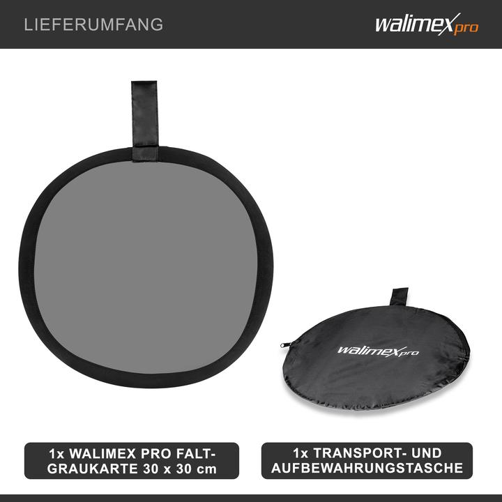 Produktbild Walimex Falt Graukarte 30x30 cm (Belichtungsmesser)