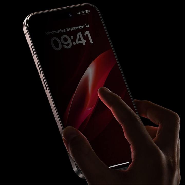 Actual product image Cover-Discount iPhone 16 Pro - Armoured Glass Display Privacy Anti-Spy (1 Piece, Apple iPhone 16 Pro)