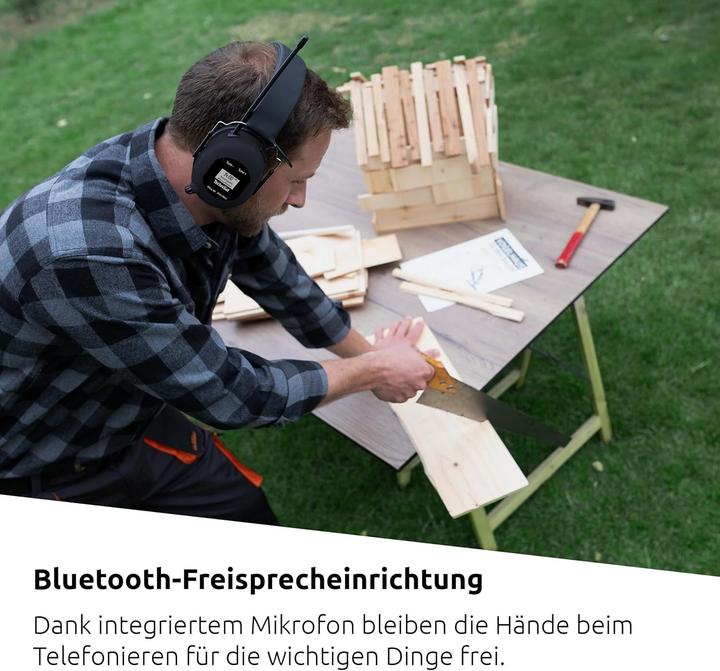 Image du produit TechniSat STEREOMAN DAB+ OD noir / écouteurs sans fil / IPX4 / microphone / BT 4.2 / écran LCD (Sans fil)