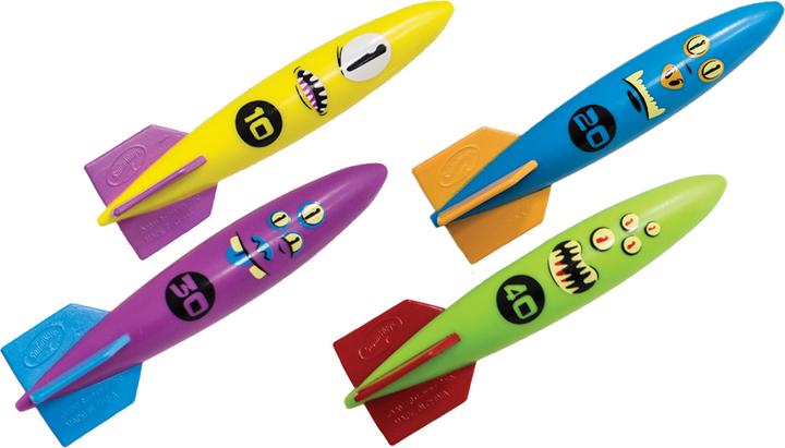 Immagine prodotto Spin Master SwimWays, Razzi Subacquei Toypedo Bandits Confezione da 4 6045217