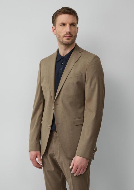 Actual product image S.Oliver Indoor-Jacke s.O PURE: Anzug-Sakko aus melierter Stretch-Ware (94)