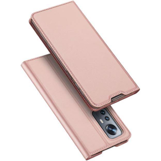 Dux Ducis Skin Pro Series Bookcover (Xiaomi 12X), Smartphone Hülle, Rosa