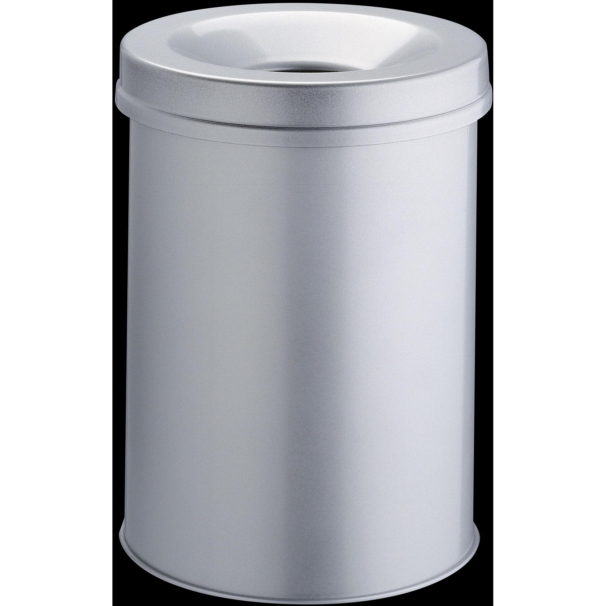 Durable Papierkorb SAFE 30L rund 1 ST 330610, Abfalleimer, Grau