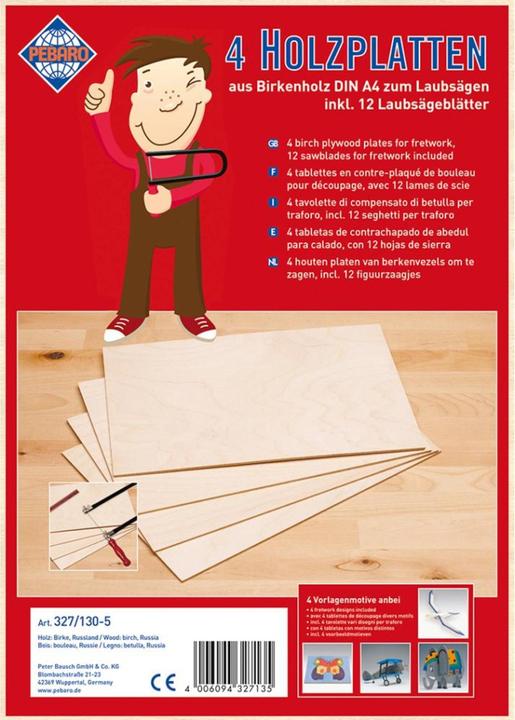 Produktbild Pebaro Set Holzplatten