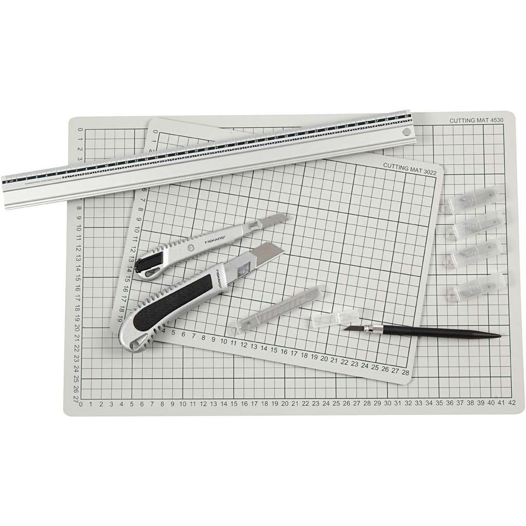 Thumbnail - Creativ Company, Unterlage, Snijmat Rubber met Rasterlijnen, 30x45cm (45 x 30 cm)