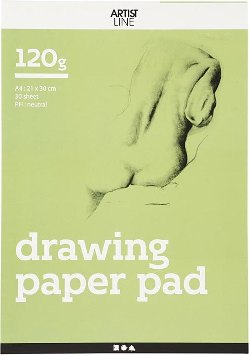 Actual product image Creativ Company Tekenblok Wit A4 120gr, 30 Vellen (A4)