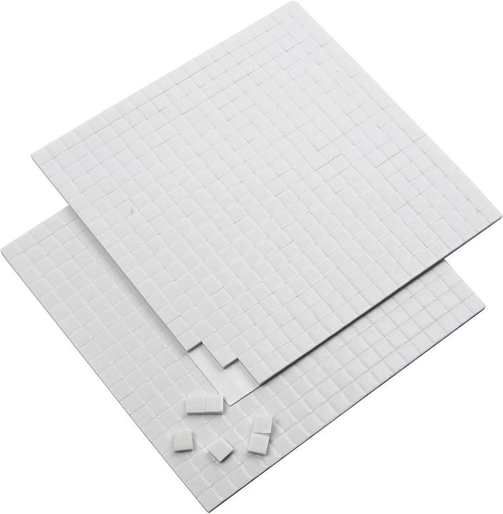 Produktbild Creativ Company 3D Foam Pads Wit 5x5x2mm, 2 Vellen