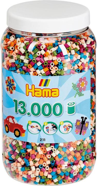 Hama Perlen Strijkkralen in Pot - Mix (58), 13.000st.