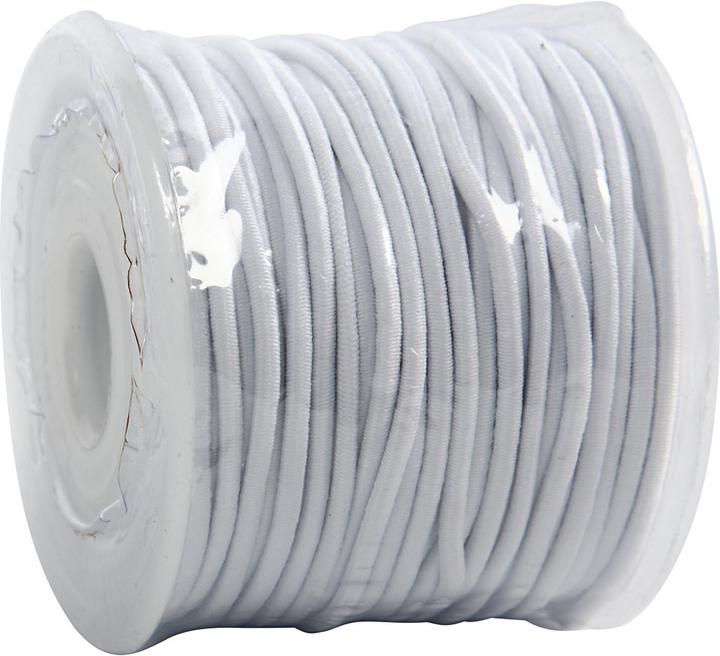 Image du produit Creativ Company Elastiek Wit, 25m