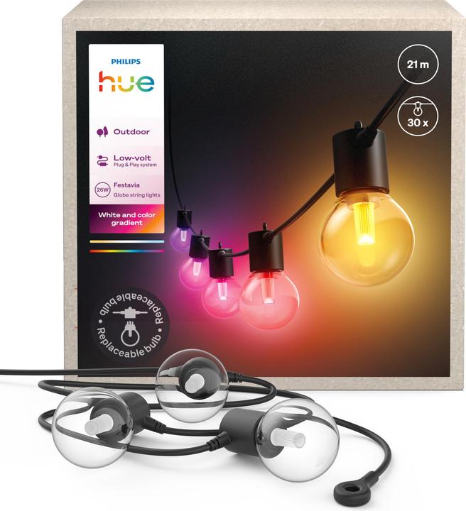Image du produit Philips Hue Festavia Outdoor light string, 21 m (21 m)