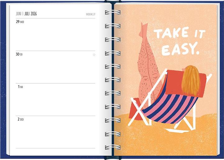Produktbild Terminplaner 2026 Girl, you can (10 x 15,5 cm, 1 Woche / 2 Seiten)