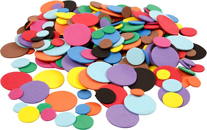 Produktbild Creativ Company Foamvormen Rondjes, 300st.