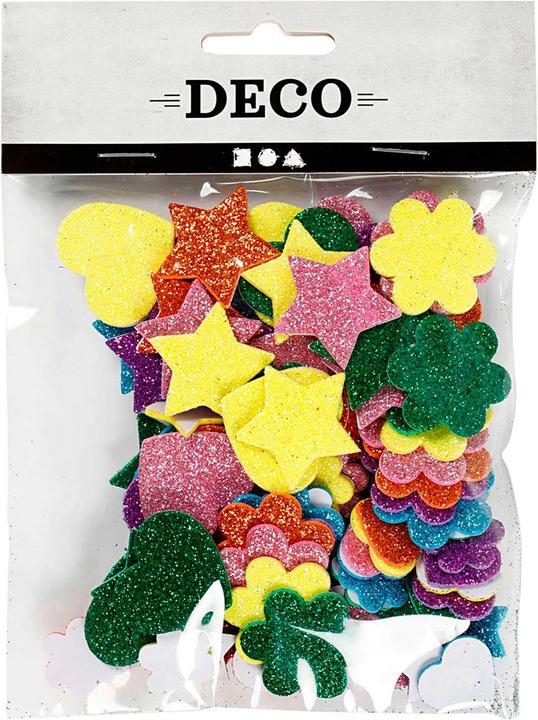 Actual product image Creativ Company Foamvormen Glitter, 100pcs.