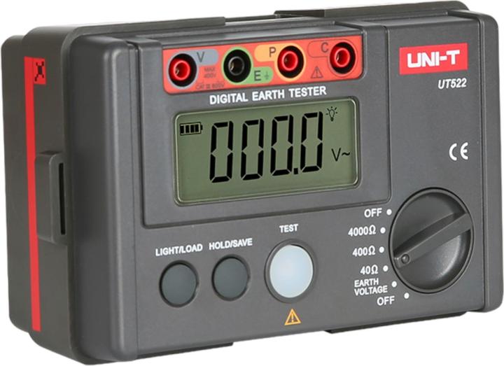 Produktbild Uni-T UT522 Digitaler Erdungstester Erdungs-Widerstandsprüfer (CAT III 600V)