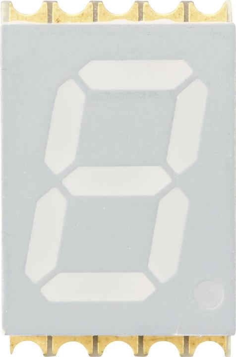 Produktbild Tru Components SMD-LED Rot 13 mcd Einzelziffer-Display