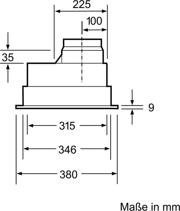 Produktbild Bosch Hausgeräte DHL555BL (Wandhaube)