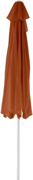 Produktbild VCM Balkon-Sonnenschirm Terracotta halbrund Gartenschirm Sonnenschutz 2,7m m. Kurbel (2.70 m)