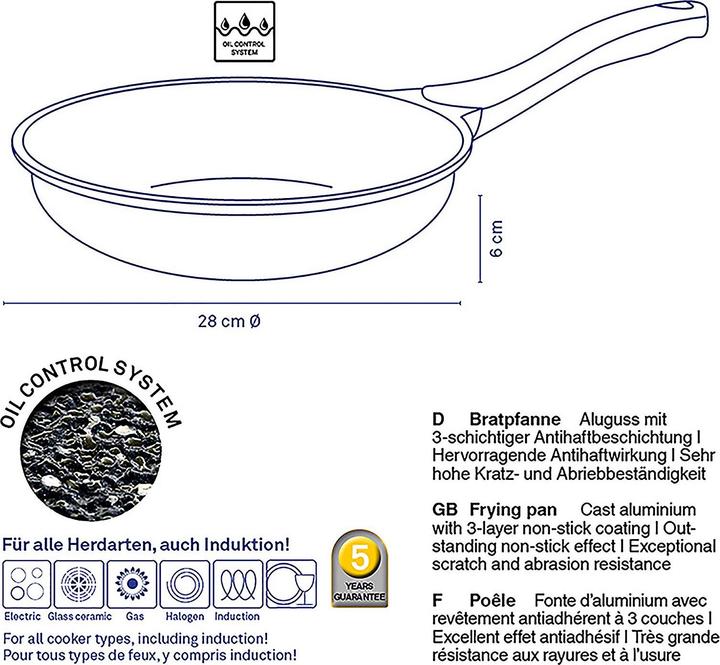 Immagine prodotto Kela Stella Nova (28 cm, Padella per friggere, Alluminio)