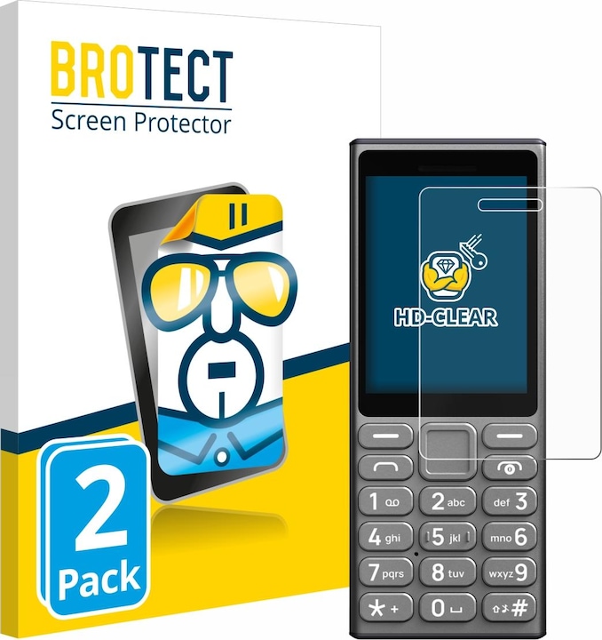 Immagine prodotto BROTECT Pellicola Trasparente (2 Pezzo/i, Nokia 110 4G (2023))