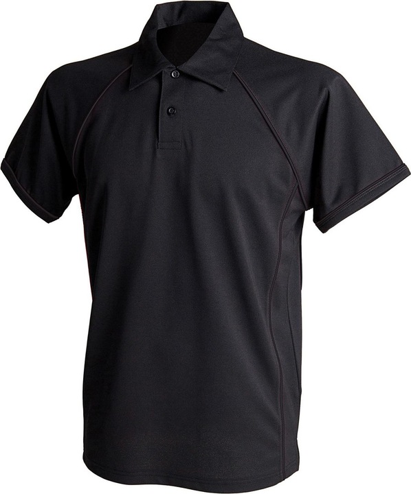 Actual product image Finden & Hales Mens Piped Performance Polo Shirt (4XL)