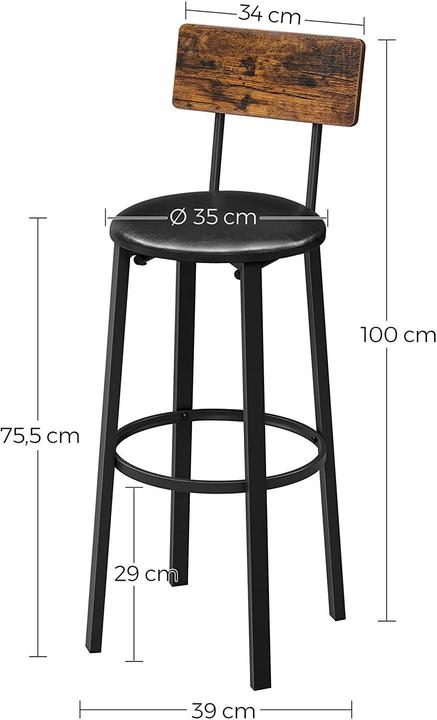 Actual product image Vasagle Martini 2er-Set