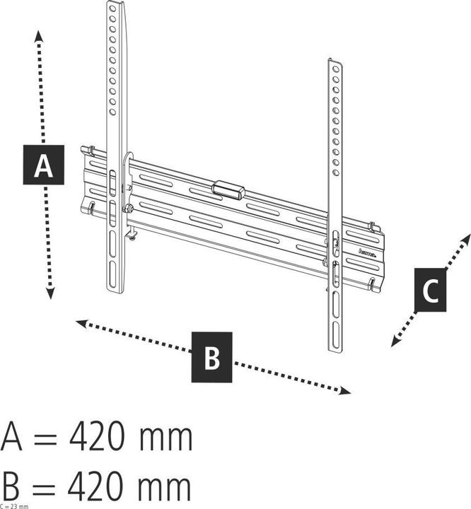 Produktbild Hama Fix (Wand, 35 kg, 32" - 65")