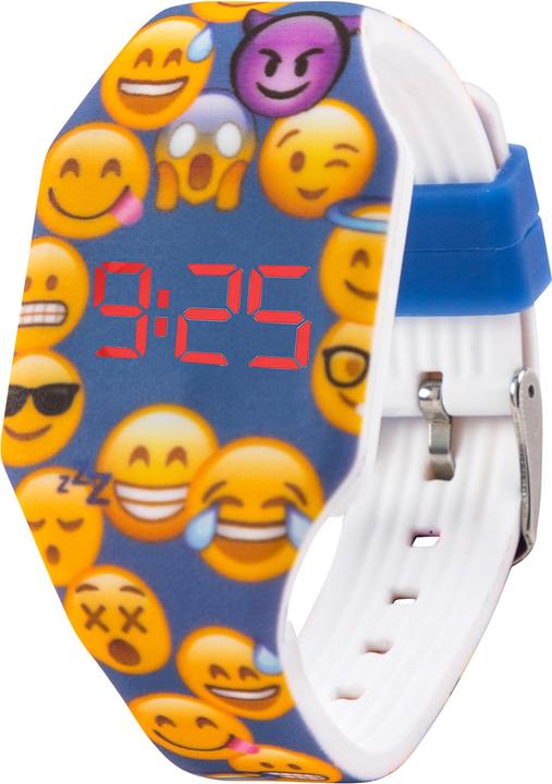 Produktbild Kiddus Digital LED Watch Smileys Blue (Digitaluhr, 32 mm)