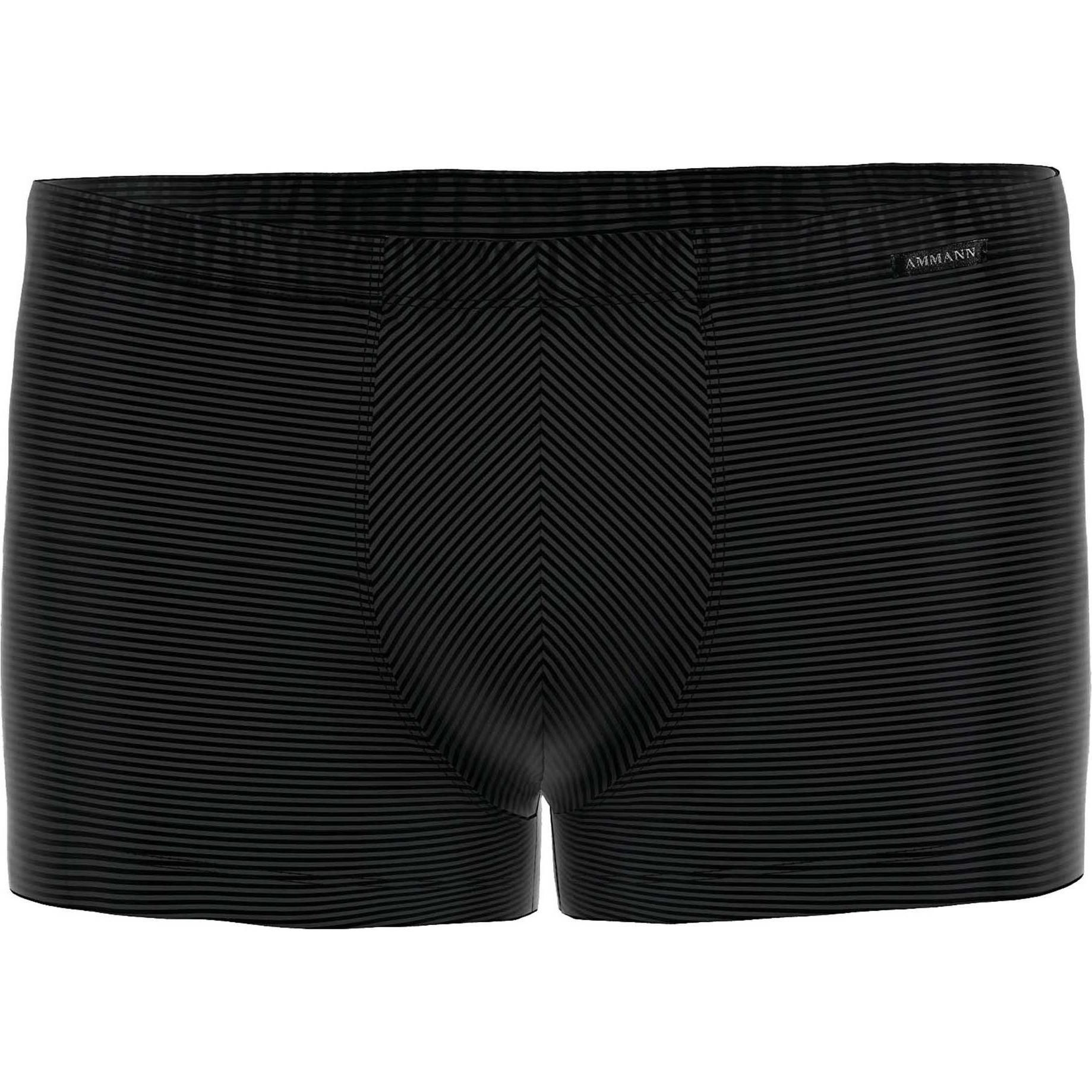 Ammann, Herren, Unterhosen, Boxershort Casual Bequem sitzend Cotton & More Retro Short, Schwarz, (3XL, Einzelpack)