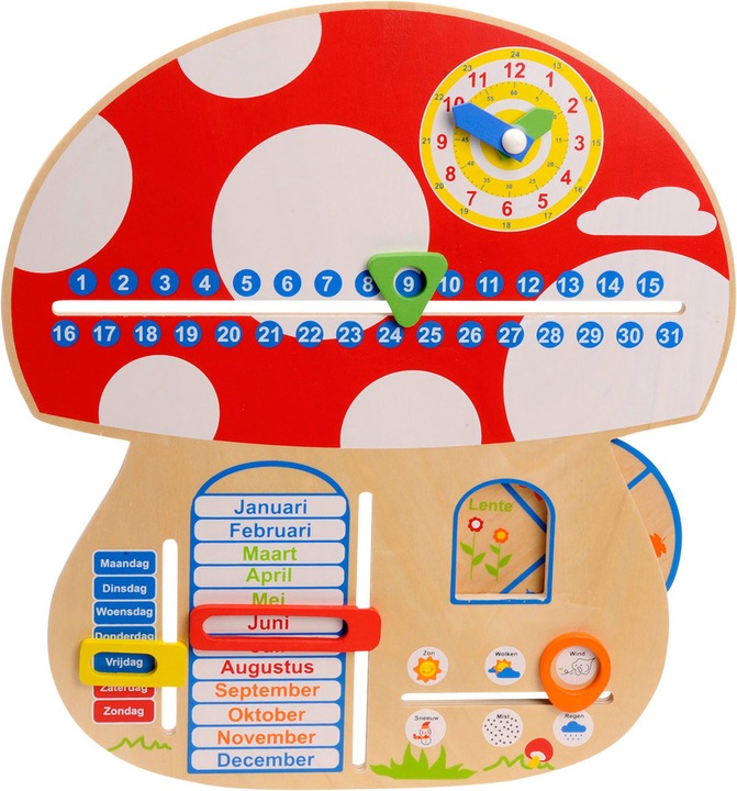 Image du produit Playwood Calendrier en bois avec saisons