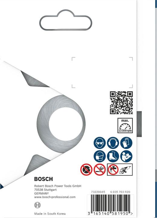 Produktbild Bosch Professional Zubehör PRO Marble Diamanttrennscheibe, 115 x 22,23 mm
