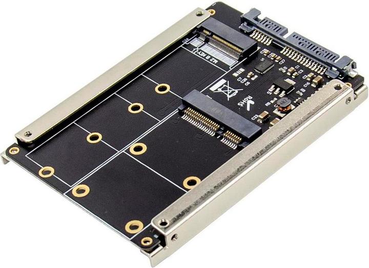 Actual product image MicroConnect 2.5" SATA to M.2 mSATA adapter