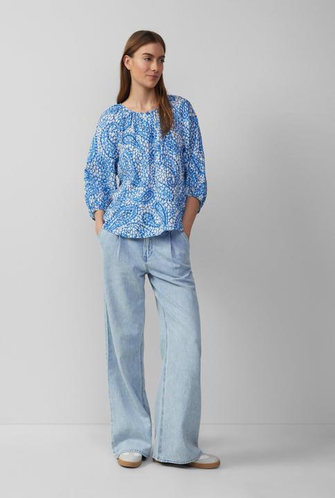 Immagine prodotto S.Oliver Bluse Strukturierte Relaxed-Fit-Bluse mit Raffungen und Raglanärmeln (36)