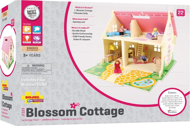 Actual product image Bigjigs Wooden villa
