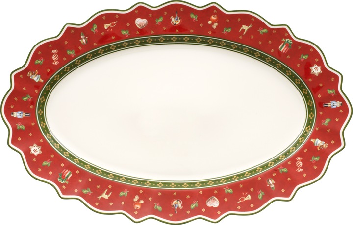 Oval plate Toy's Delight
