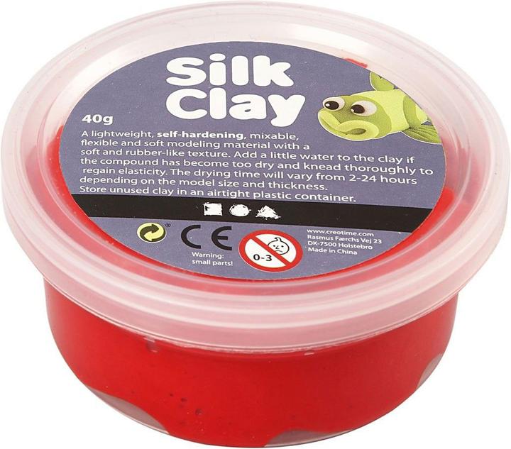 Produktbild Silk Clay Rood, 40gr.