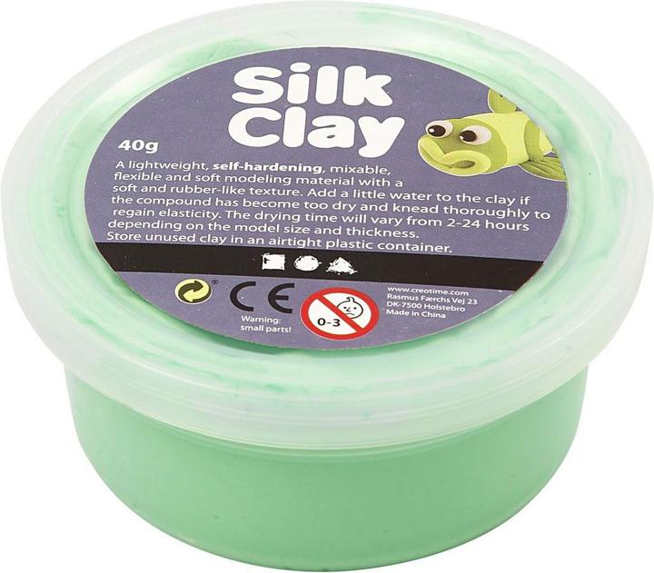 Silk Clay Lichtgroen, 40gr.