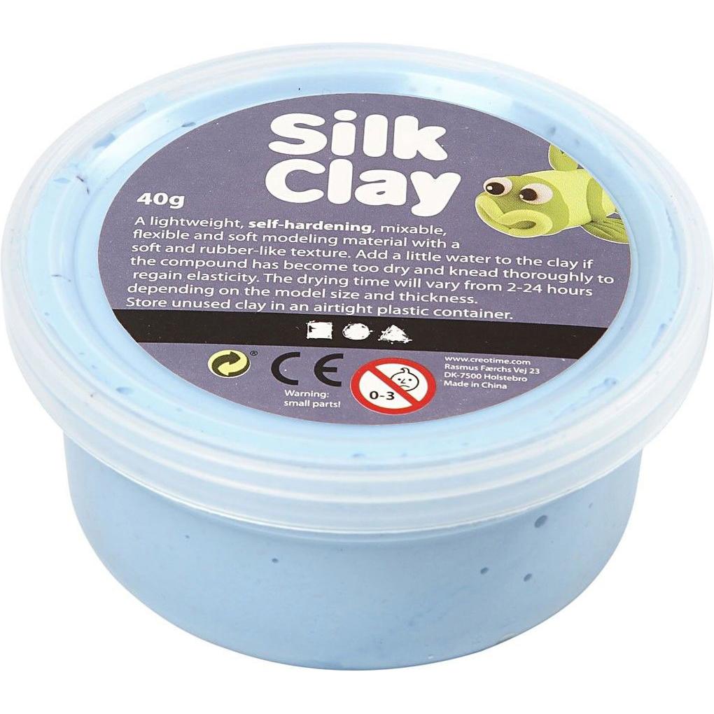 Silk Clay Neon Blauw, 40gr.