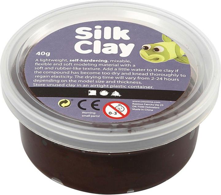 Produktbild Silk Clay Bruin, 40gr.