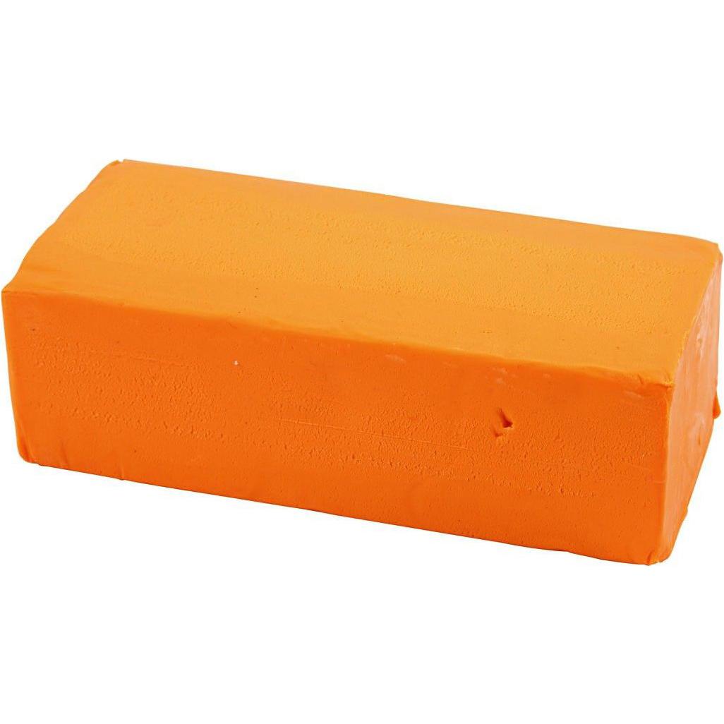 Thumbnail - Creativ Company Zachte Klei - Neon Oranje, 500gr.