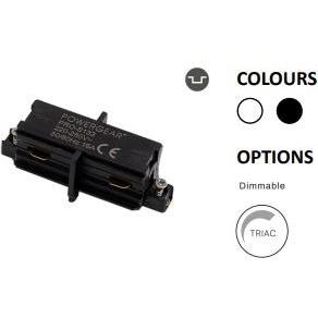 Powergear, Accessori per illuminazione, Mini 1PH VERBINDER Schwarz