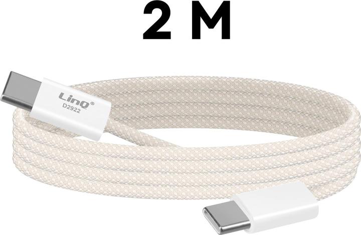 Image du produit LinQ Câble USB-C 60W (2 m, USB 3.0, 60 W)