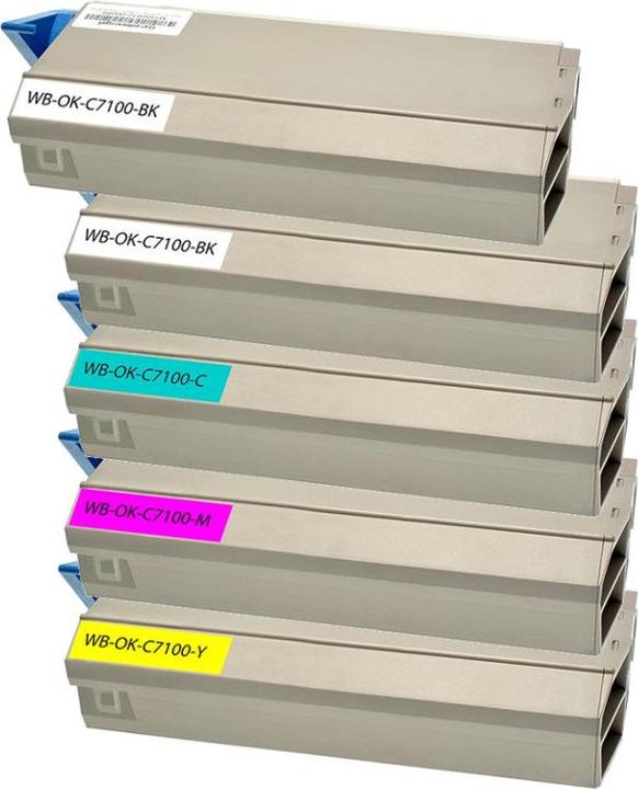 Hermex Alternativer Toner zu OKI C7100 (M, C, Y, BK)
